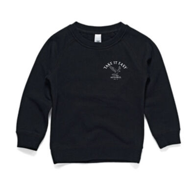 Youth Eagle Sweatshirt ~ (black) Thumbnail